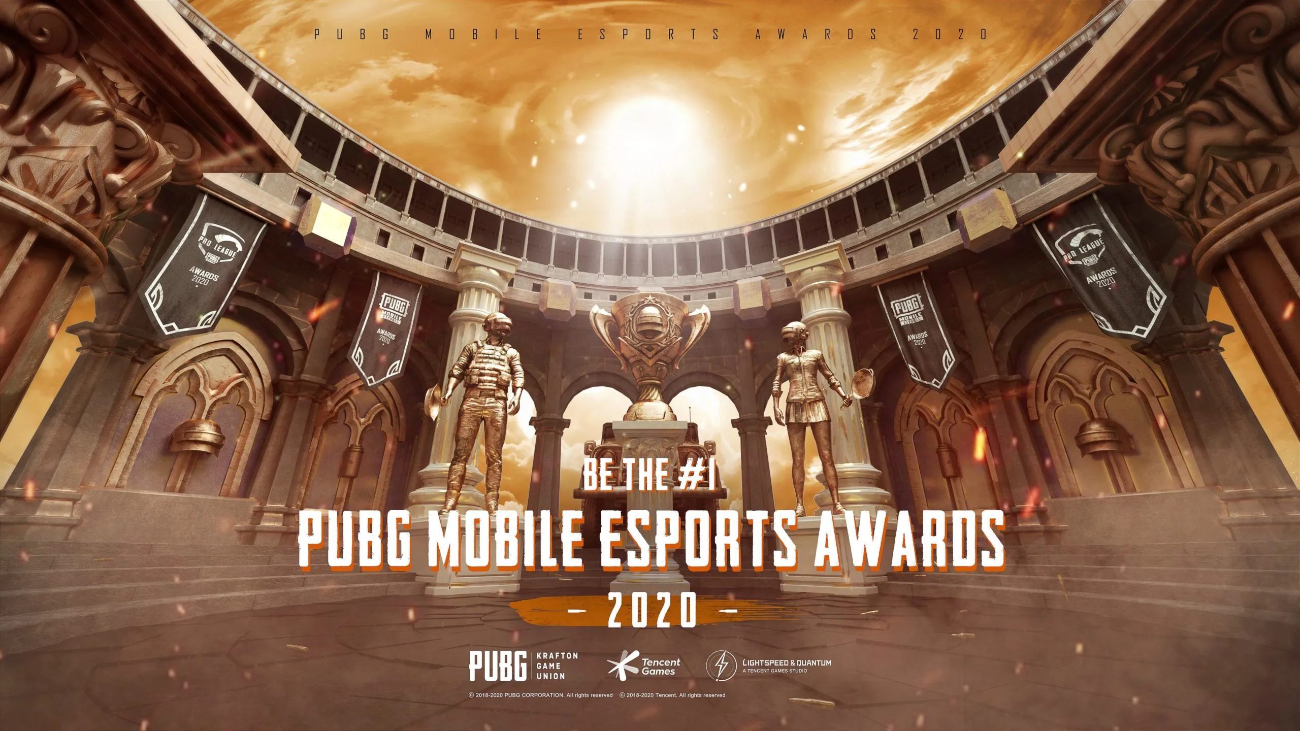 PUBG移動電子競技獎類別包括MVP和粉絲最喜歡的球員獎