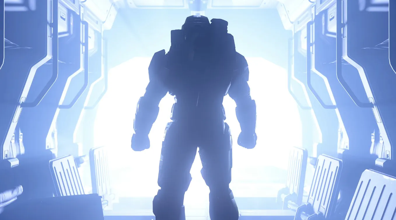 Halo Infinite Box Art Art Stars Master Chief在他的所有榮耀中