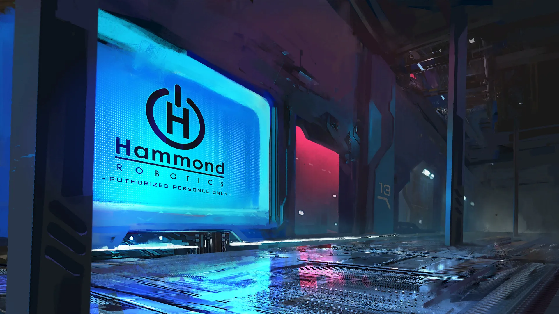 最高游戏预告片在世界边缘上喷洒了Hammond Robotics标志