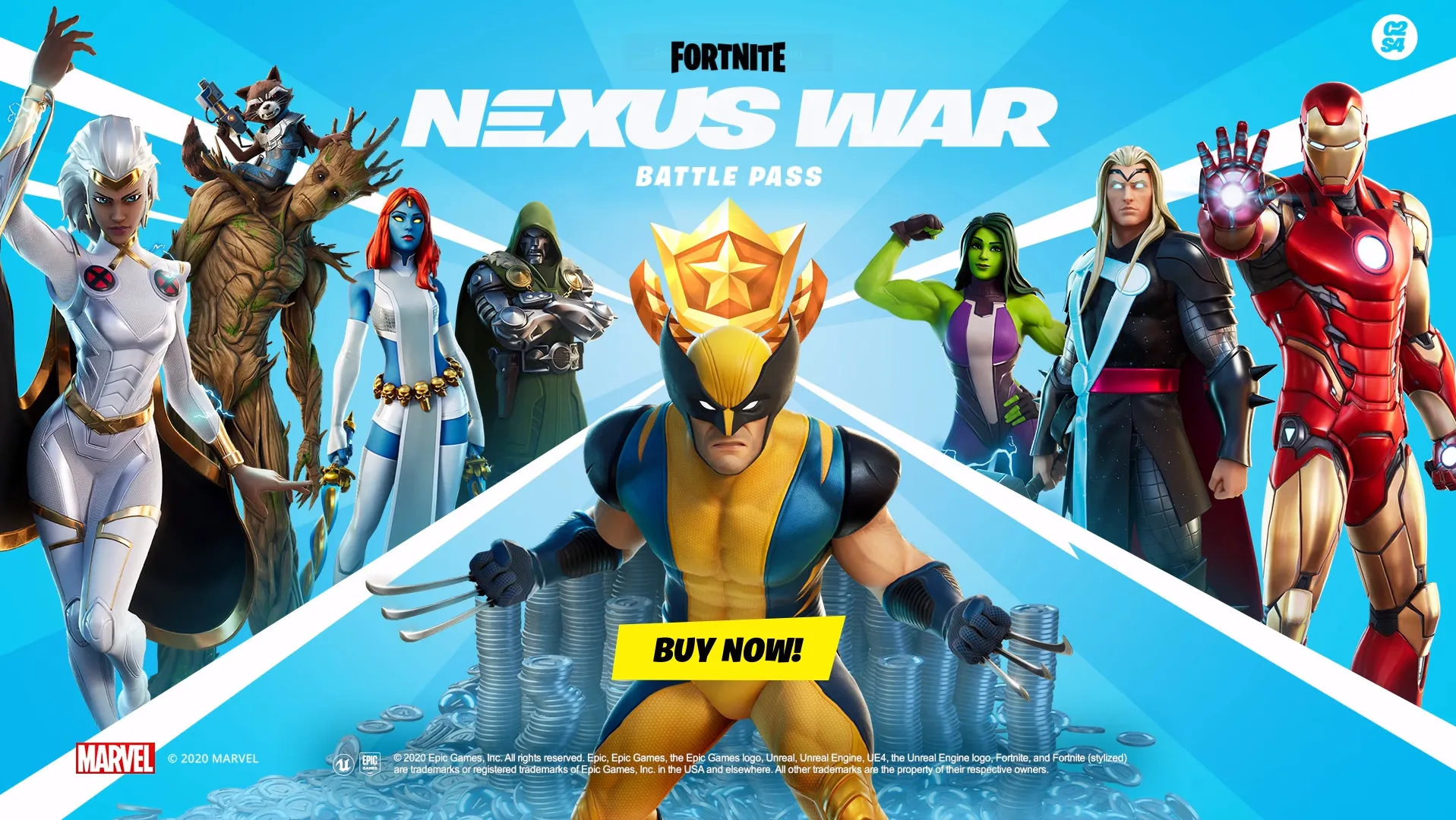 Fortnite第2章，第4季战斗通行证预告片已透露