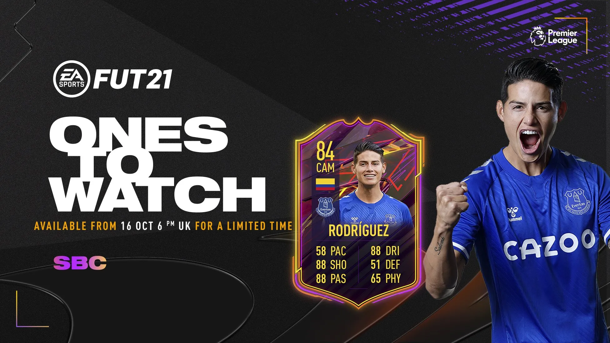 如何在FIFA 21 Ultimate團隊中完成OTWRodríguezSBC