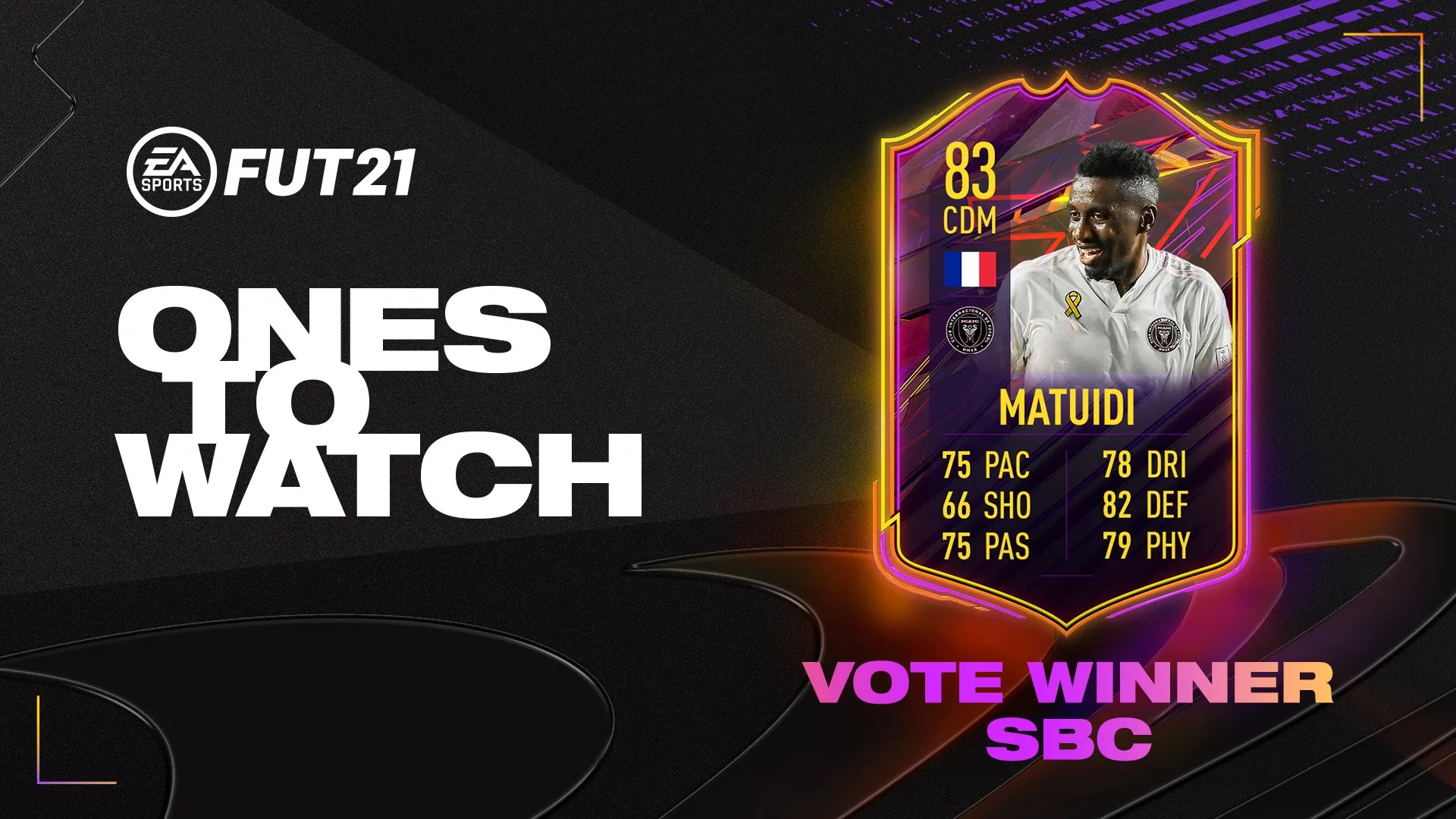 如何在FIFA 21 Ultimate团队中完成OTW Matuidi SBC