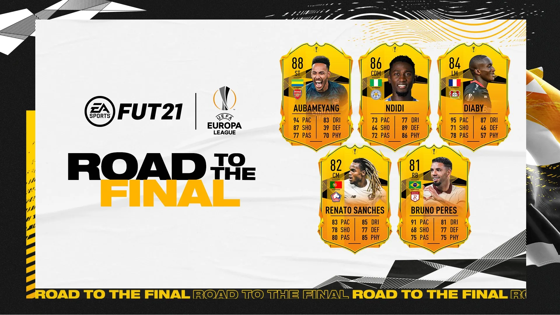 EA Sports 为 FIFA 21 Ultimate Team 添加 6 张 UEL RTTF 卡