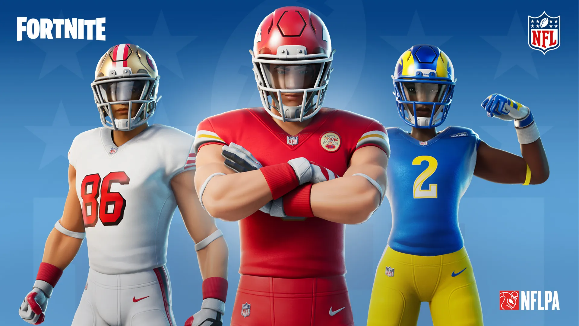 NFL扩大了与新Fortnite Skins的Epic合作伙伴关系，以及即将推出的火箭联盟内容