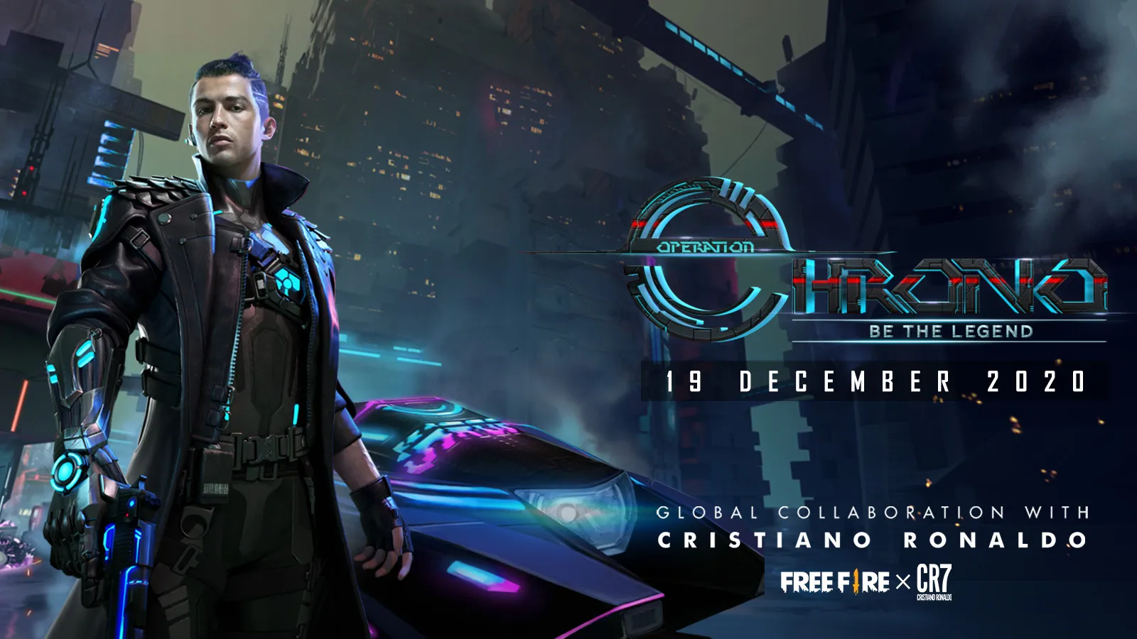 Free Fire 将在游戏中实时揭晓克里斯蒂亚诺·罗纳尔多的 Chrono