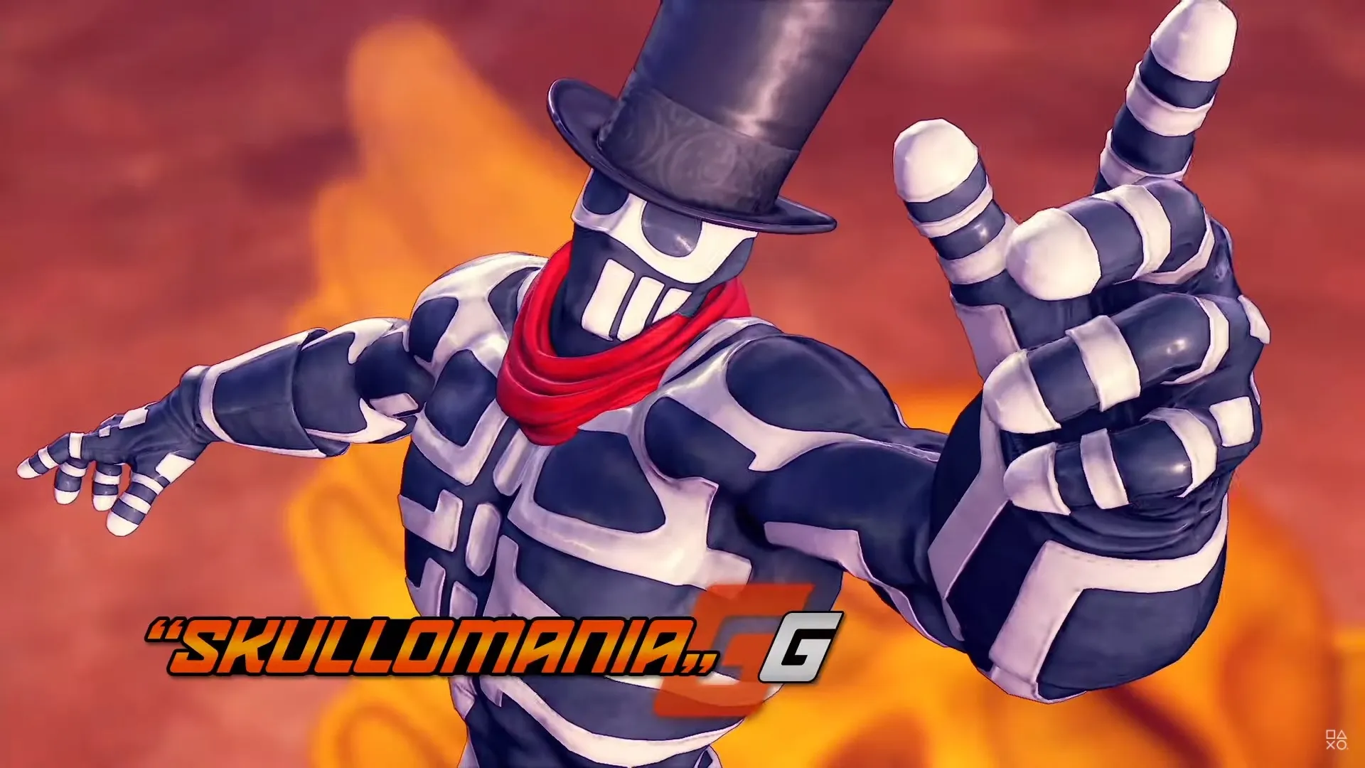 Skullomania 在 SFV 中作为 G 的服装首次亮相