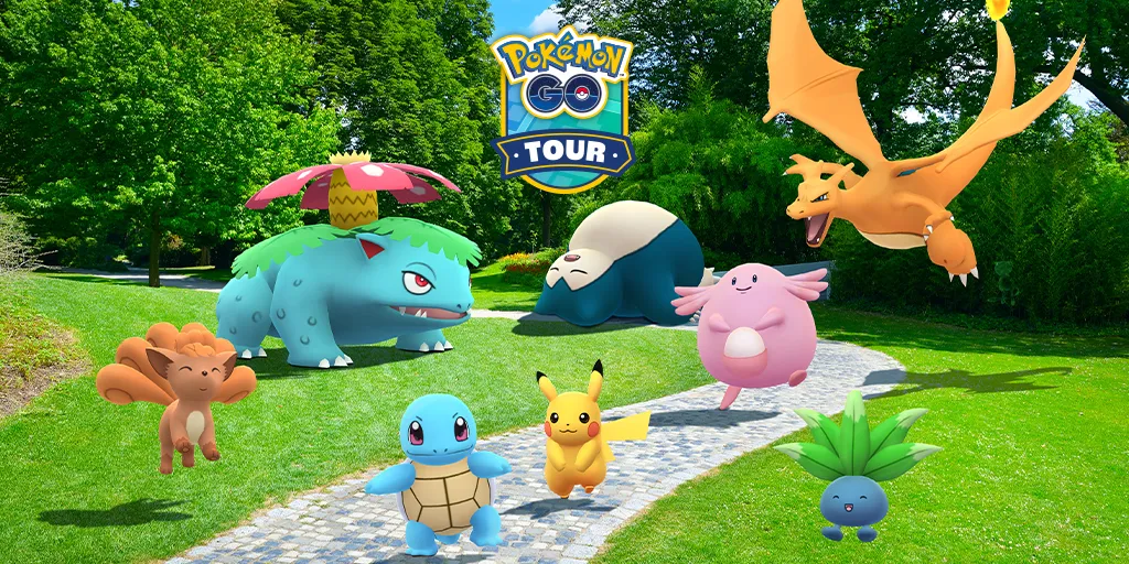 所有增加的产卵，遭遇和事件袭击是PokémonGoTour：Kanto，包括版本独家