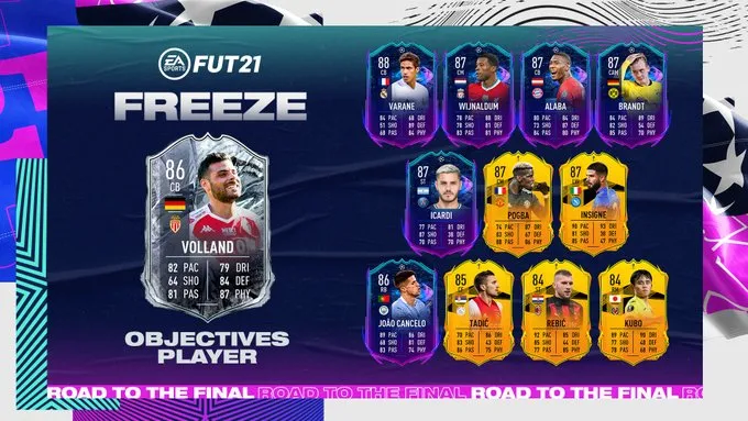 如何在 FIFA 21 Ultimate Team 中完成 FUT Freeze Volland 目标