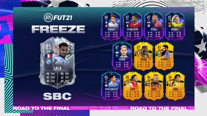 如何在FIFA 21 Ultimate团队中竞争FUT FEER冻结Lala SBC