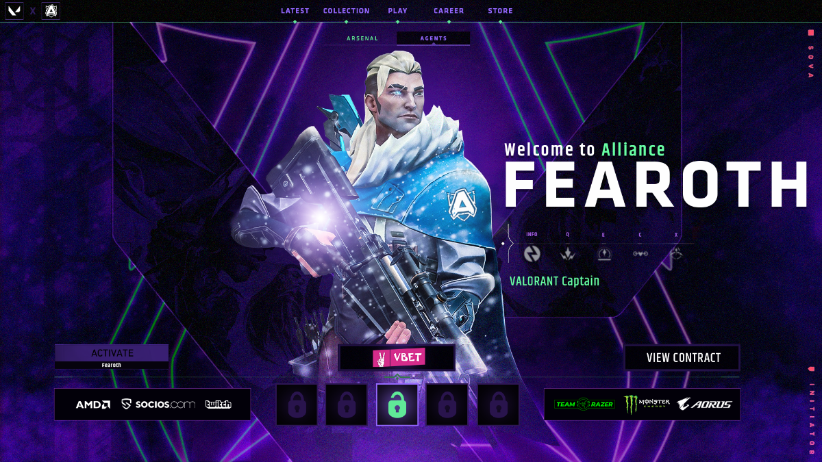 Alliance 簽下 Fearoth 成為第一位 VALORANT 玩家和隊長