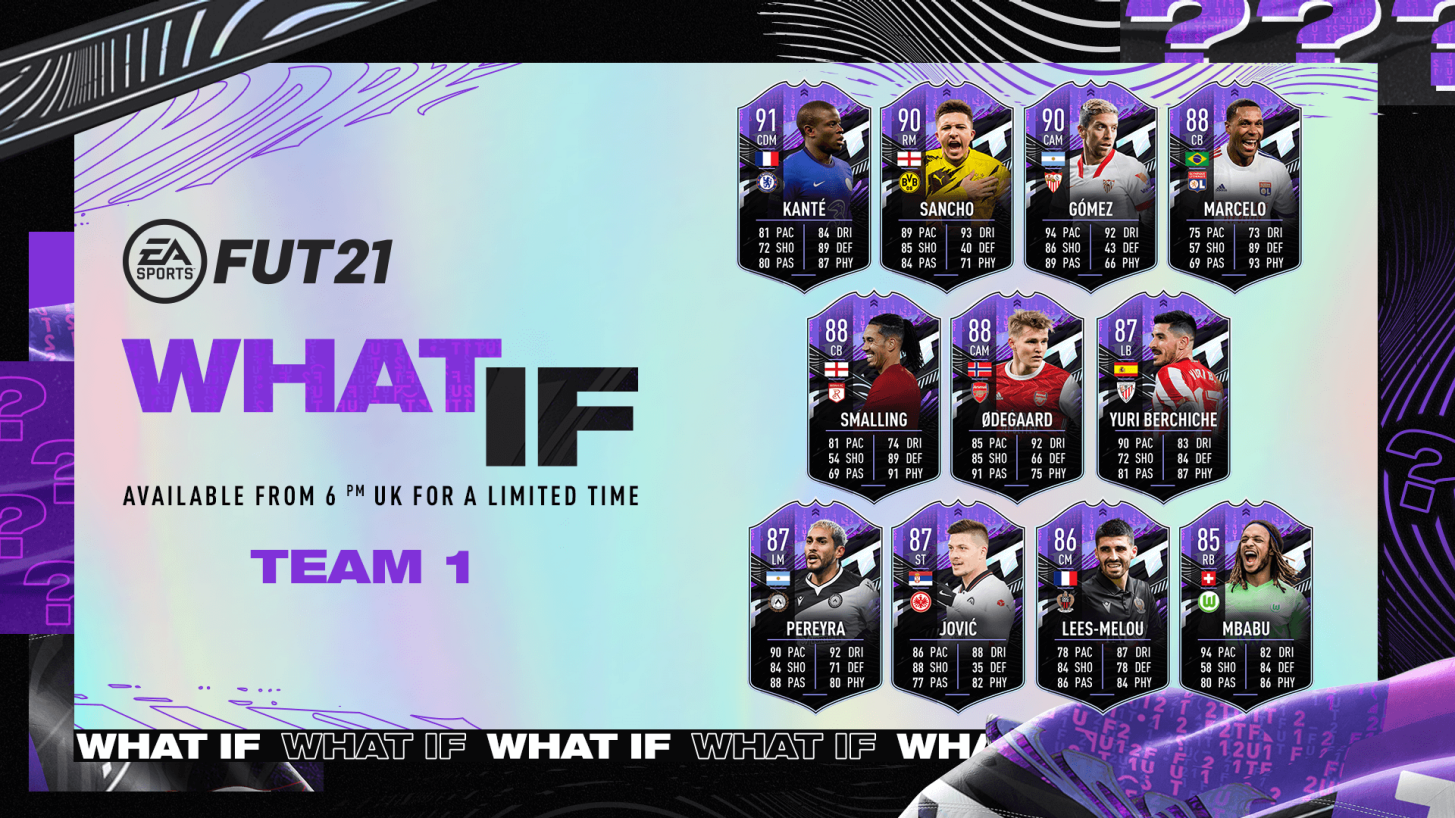 EA发布如果FIFA 21 Ultimate Team的促销