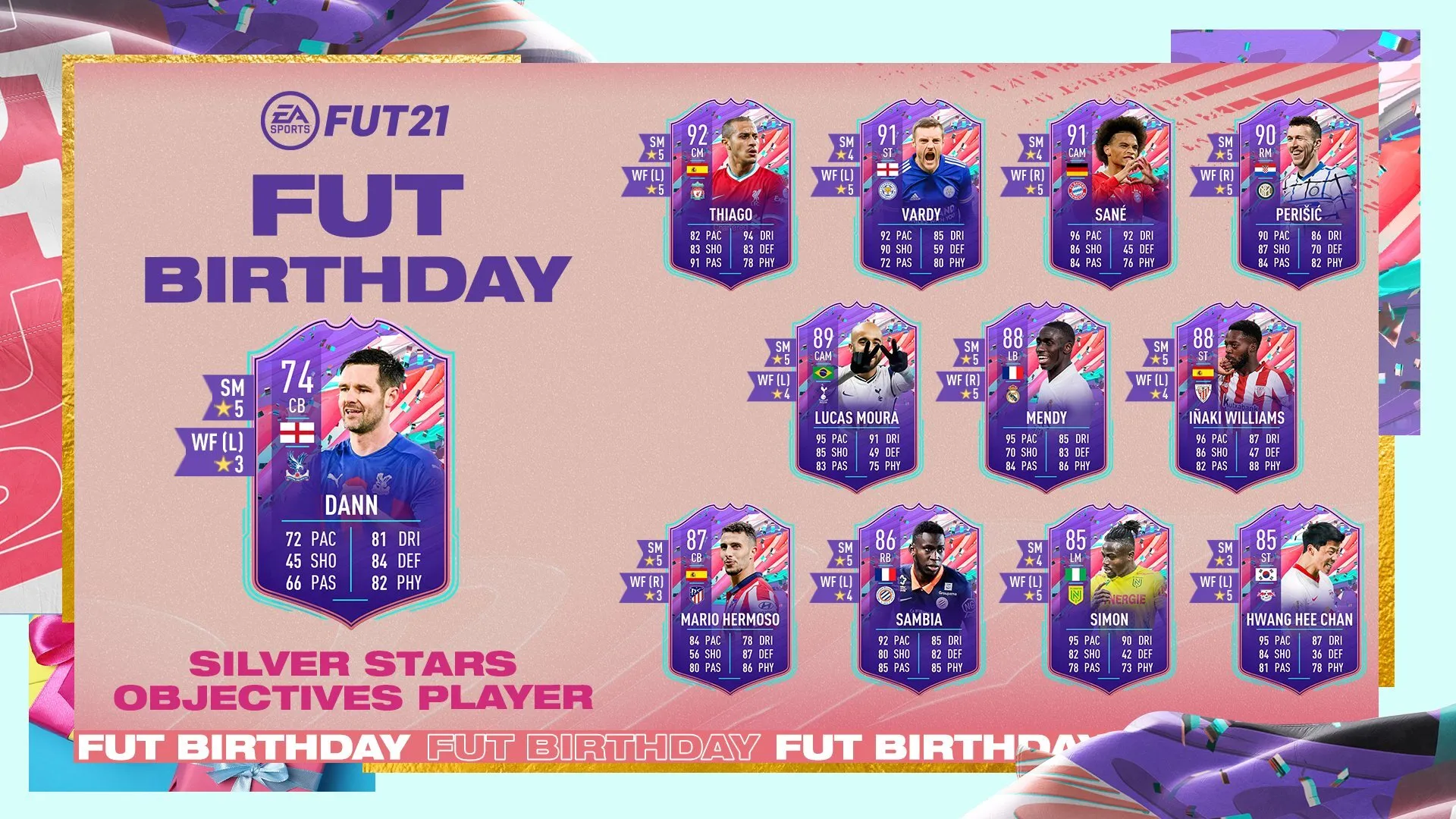 如何在 FIFA 21 Ultimate Team 中完成 FUT 生日丹恩銀星目標