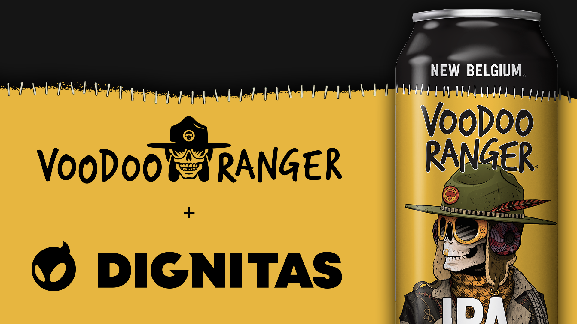 新比利时酿造标志与Dignitas为Voodoo Ranger的电子竞技合作伙伴关系