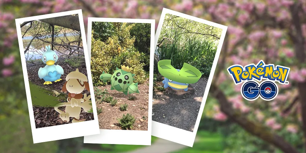 如何在《神奇寶貝Go》的新神奇寶貝快照活動中``在野外拍攝Metapod，aipom或lotad''的快照