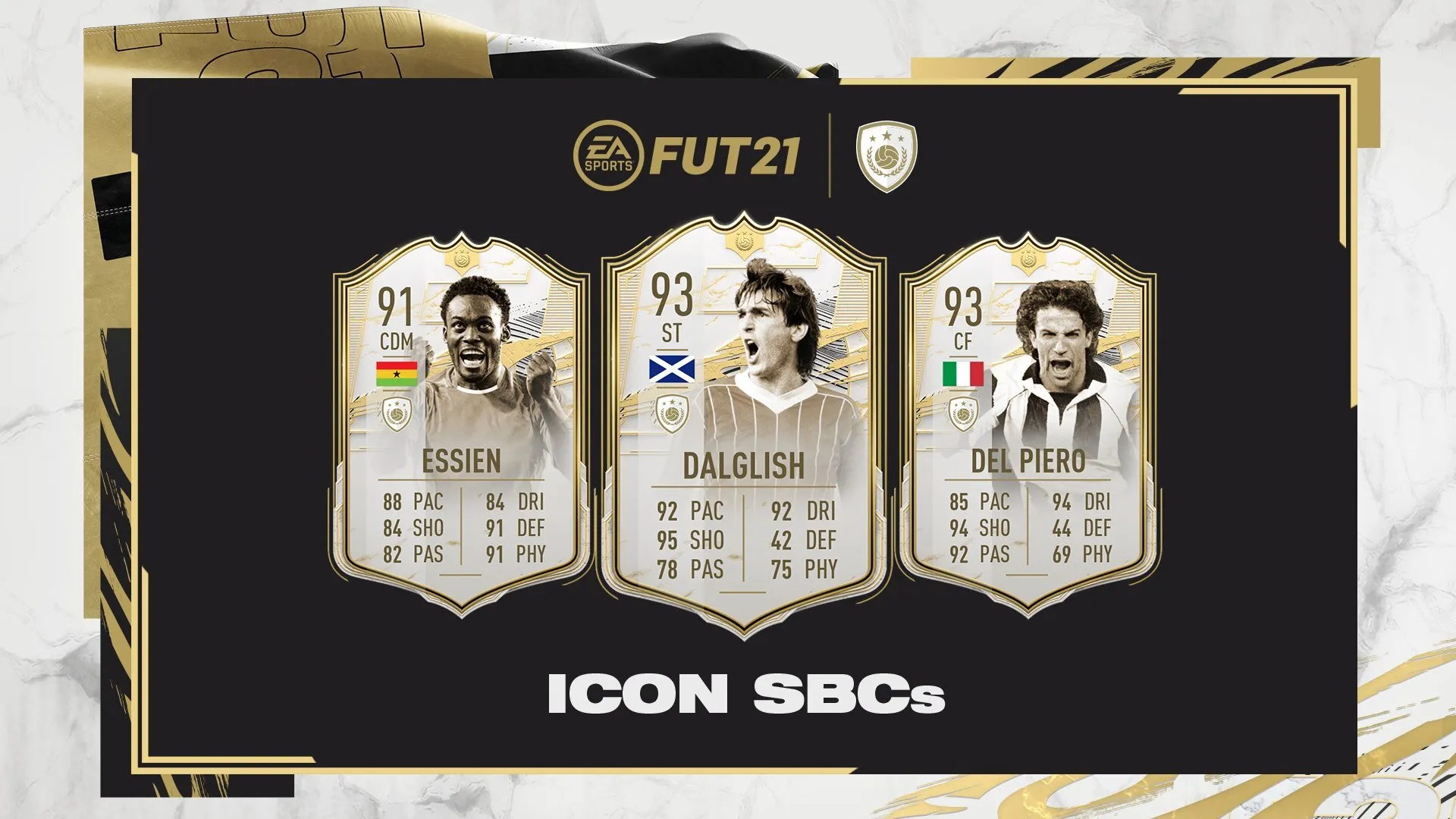 如何完成FIFA 21 Ultimate Team Dalglish SBC的Prime Icon Moments