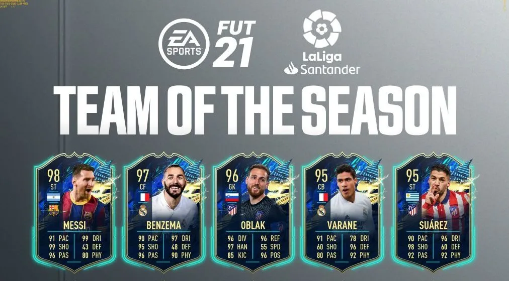 Laliga Tots團隊將在FIFA 21 Ultimate團隊中播出