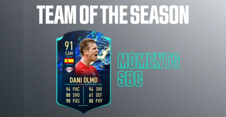 如何在 FIFA 21 Ultimate Team 中完成 TOTS Moments Dani Olmo SBC