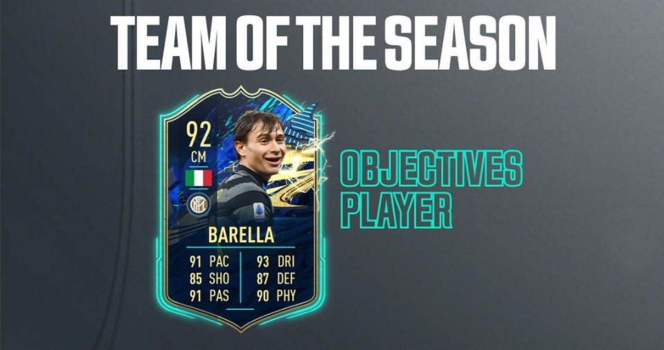 如何在FIFA 21 Ultimate團隊中完成Tots Barella的目標