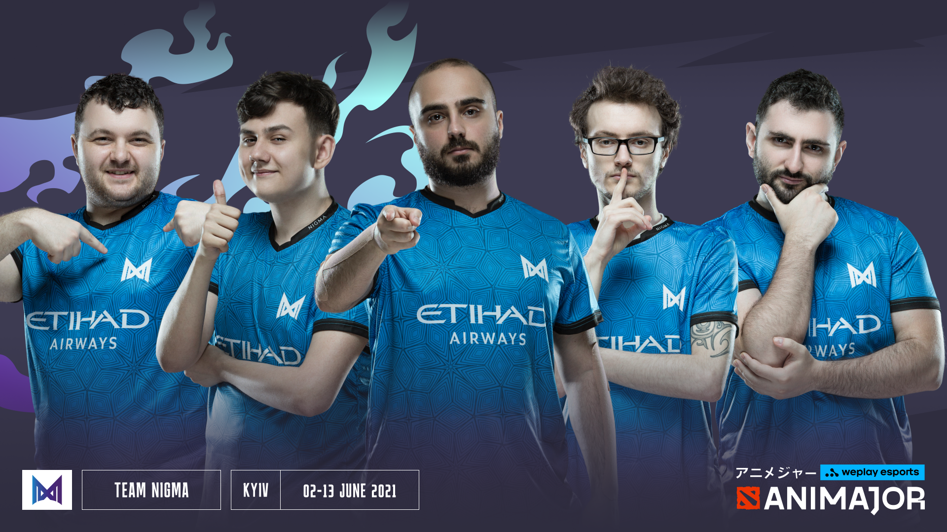 Nigma Sweep Virtus.pro，T1和Aster Team在Weplay Esports Animajor中有资格获得国际资格