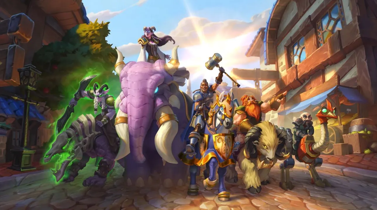 Elwynn Boar透露了Hearthstone即将推出的扩张，联合在雨环