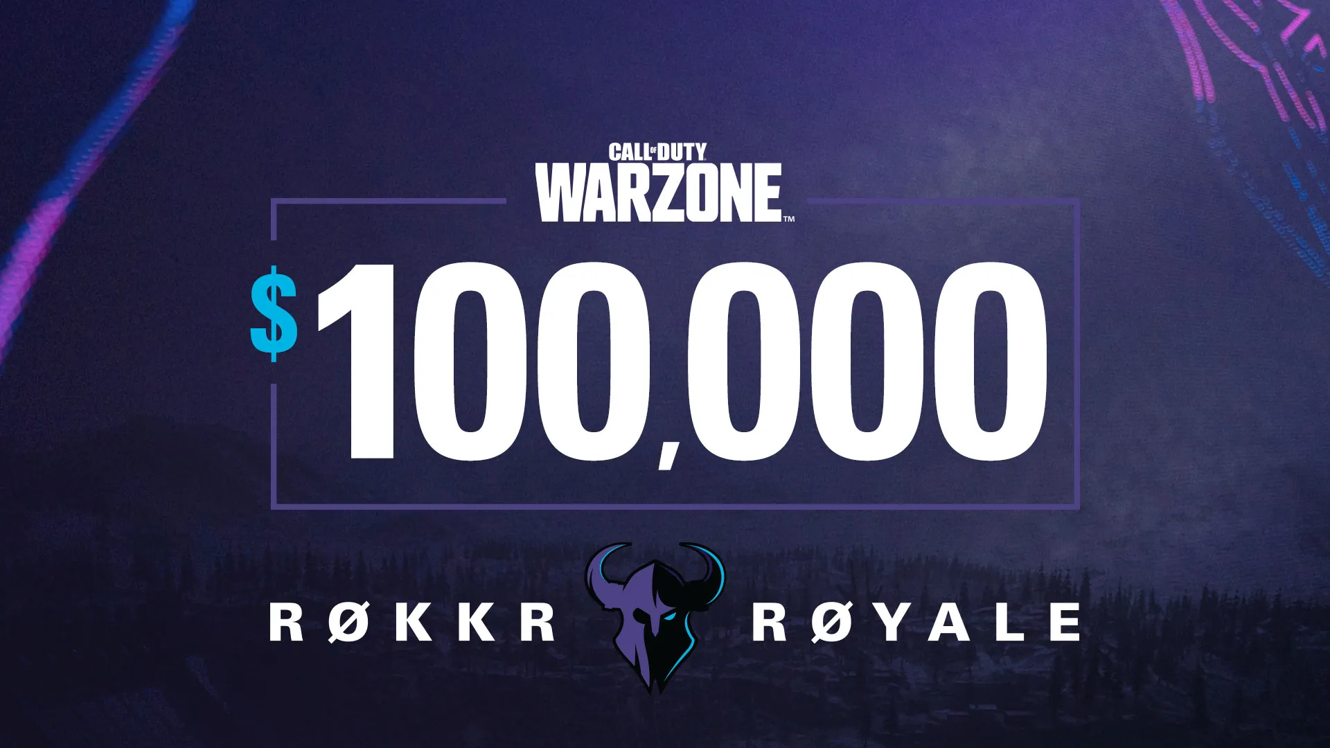 如何观看100,000美元的Røkkr皇家召唤：Warzone锦标赛
