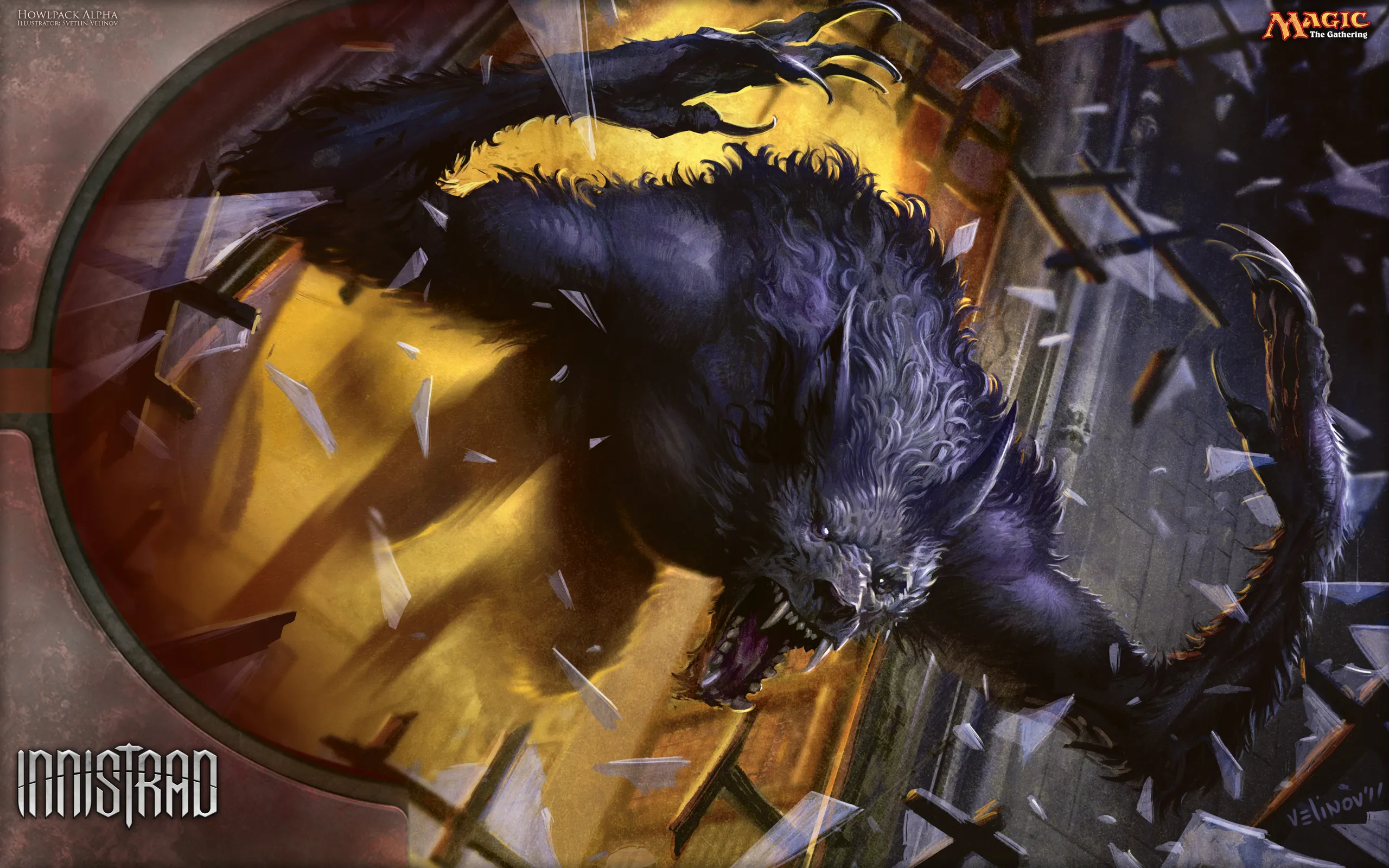 MTG Innistrad的所有稀有狼人卡：午夜狩猎