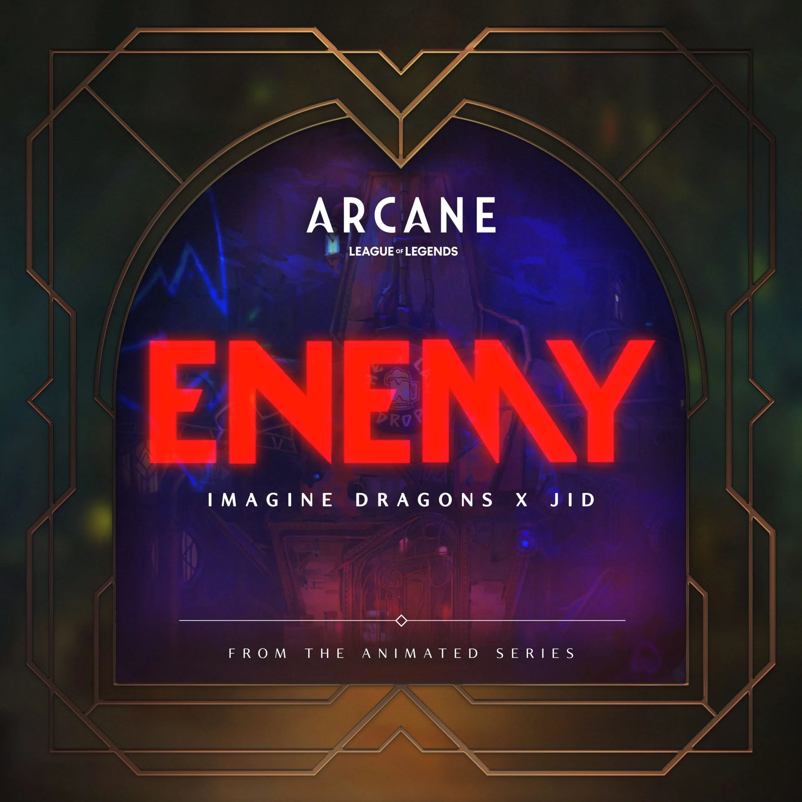 Arcane 的《Enemy》連續 3 週位居 Spotify 全球搖滾排行榜榜首
