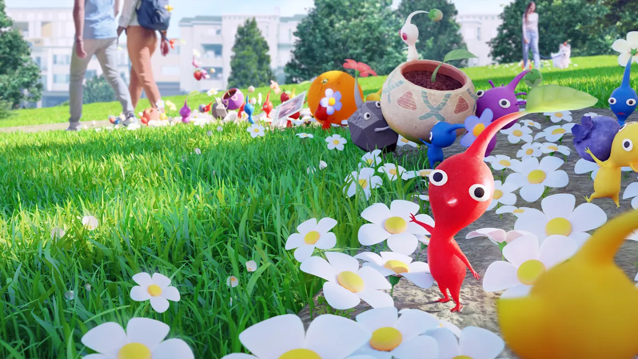 《Pikmin Bloom》中的所有皮克敏类型和颜色