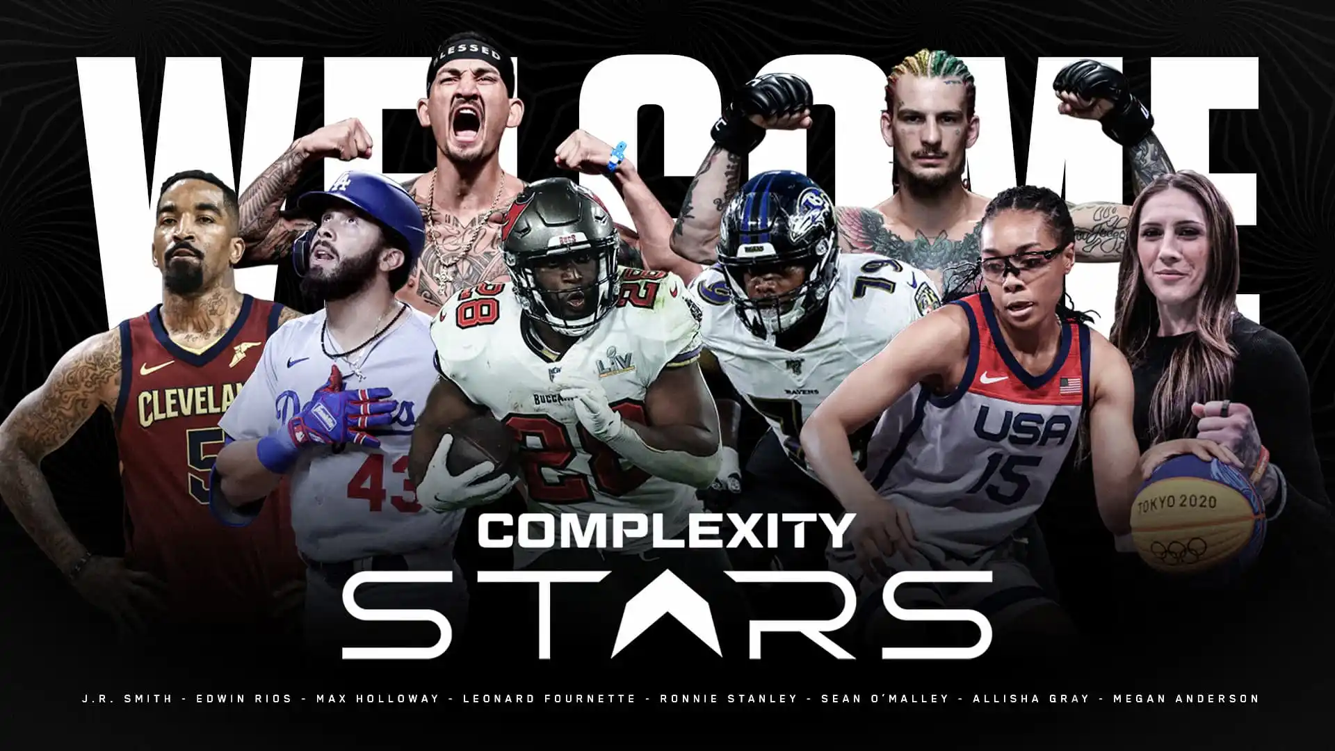 Complexity Gaming 推出 Complexity Stars，這是一個由 JR Smith、Alisha Gray、Leonard Fournette 等人組成的新部門