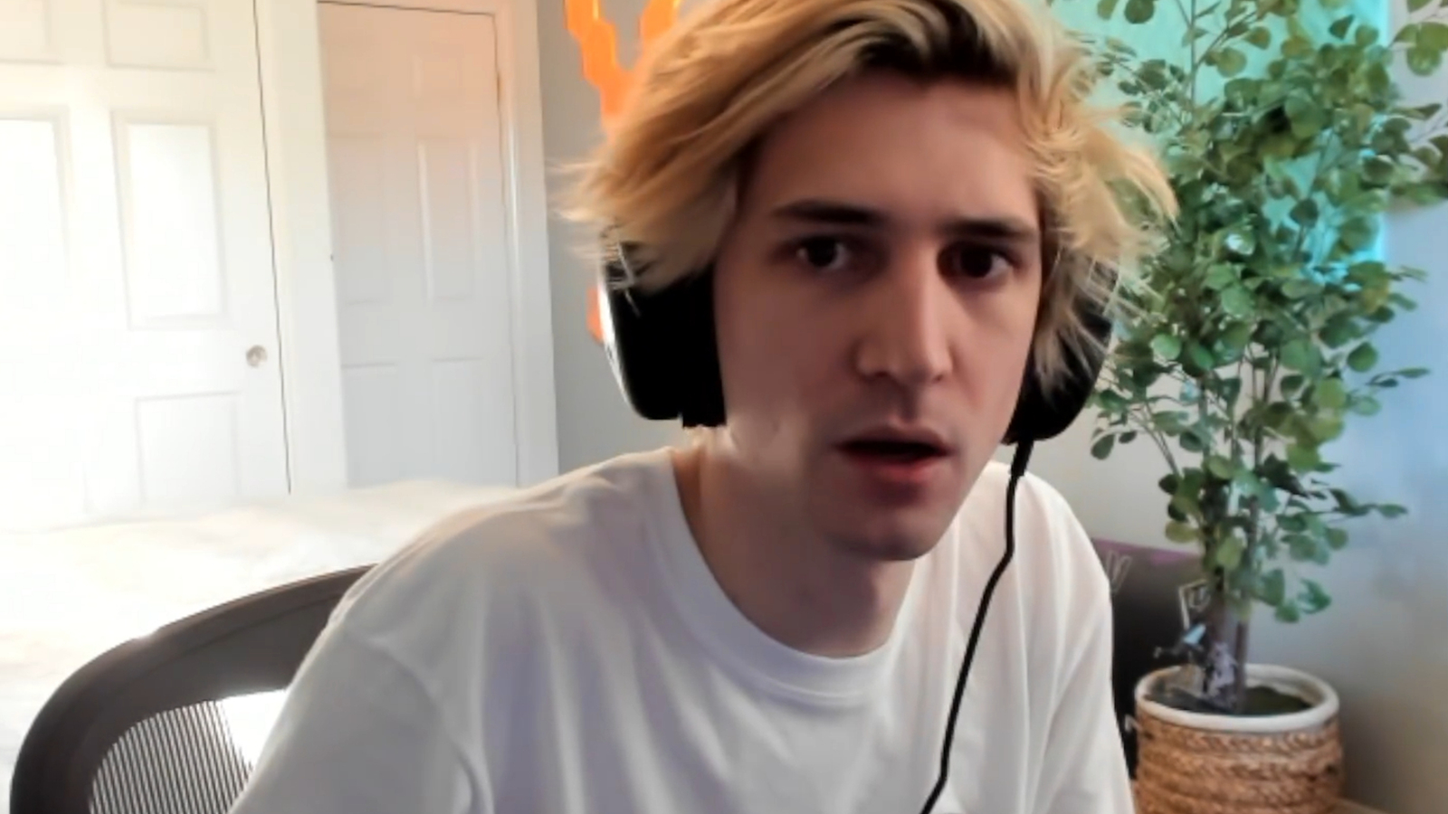 XQC震驚地看到風扇穿著襯衫，在禧年YouTube視頻中穿著他的一種情緒