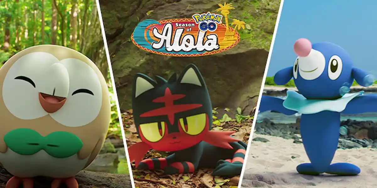 Alola的季節開始於Sun and Moon的Pokémon出現在PokémonGo中