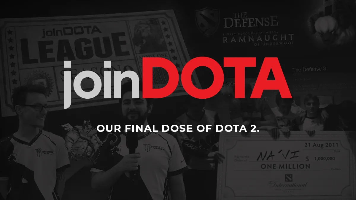 Dota 2 最古老的赛事组织者之一 JoinDOTA 将于 3 月 31 日关闭