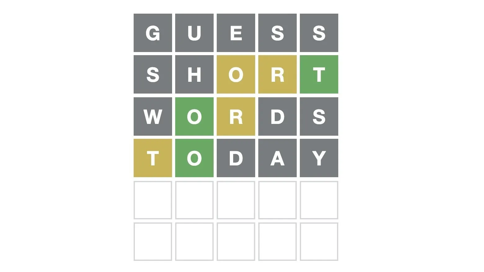 Wordle Game帮助：5个字母的单词以“ ke”结尾