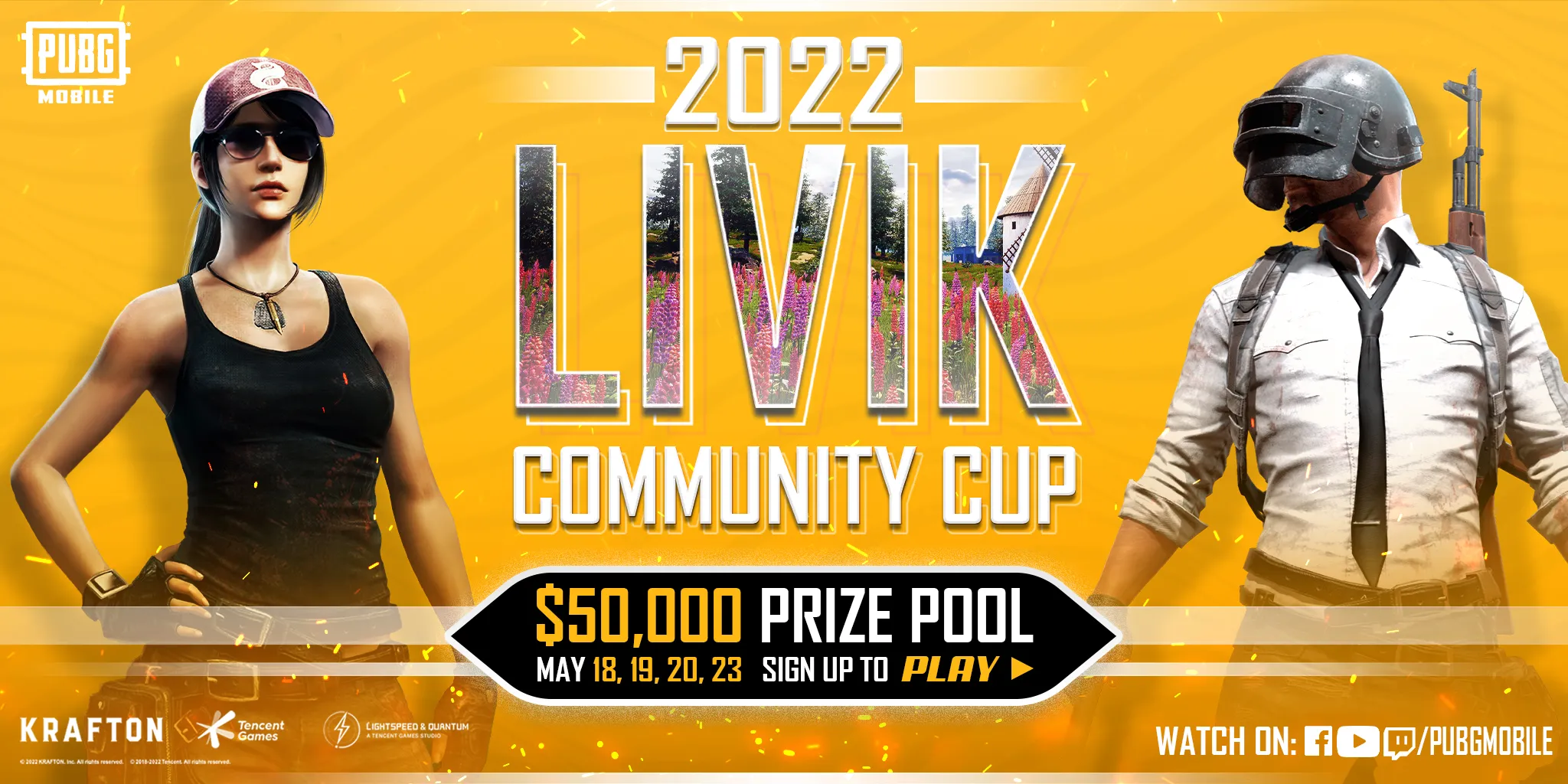 PUBG Mobile Livik社區杯2022揭幕了50,000美元的獎金池