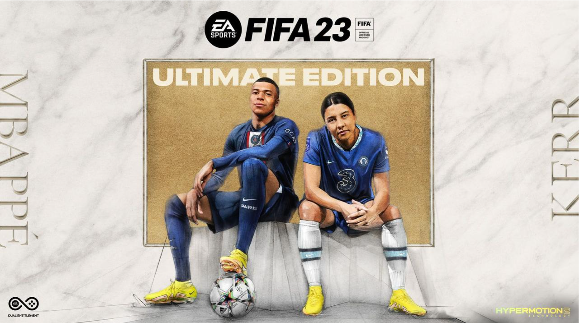 山姆·科爾 (Sam Kerr) 與姆巴佩 (Mbappé) 一起登上《FIFA 23》遊戲封面