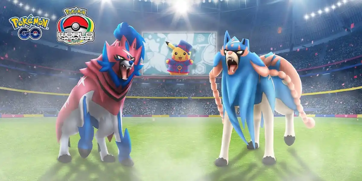 Zacian，Zamazenta和一个新的皮卡丘到达2022PokémonGo世界冠军赛