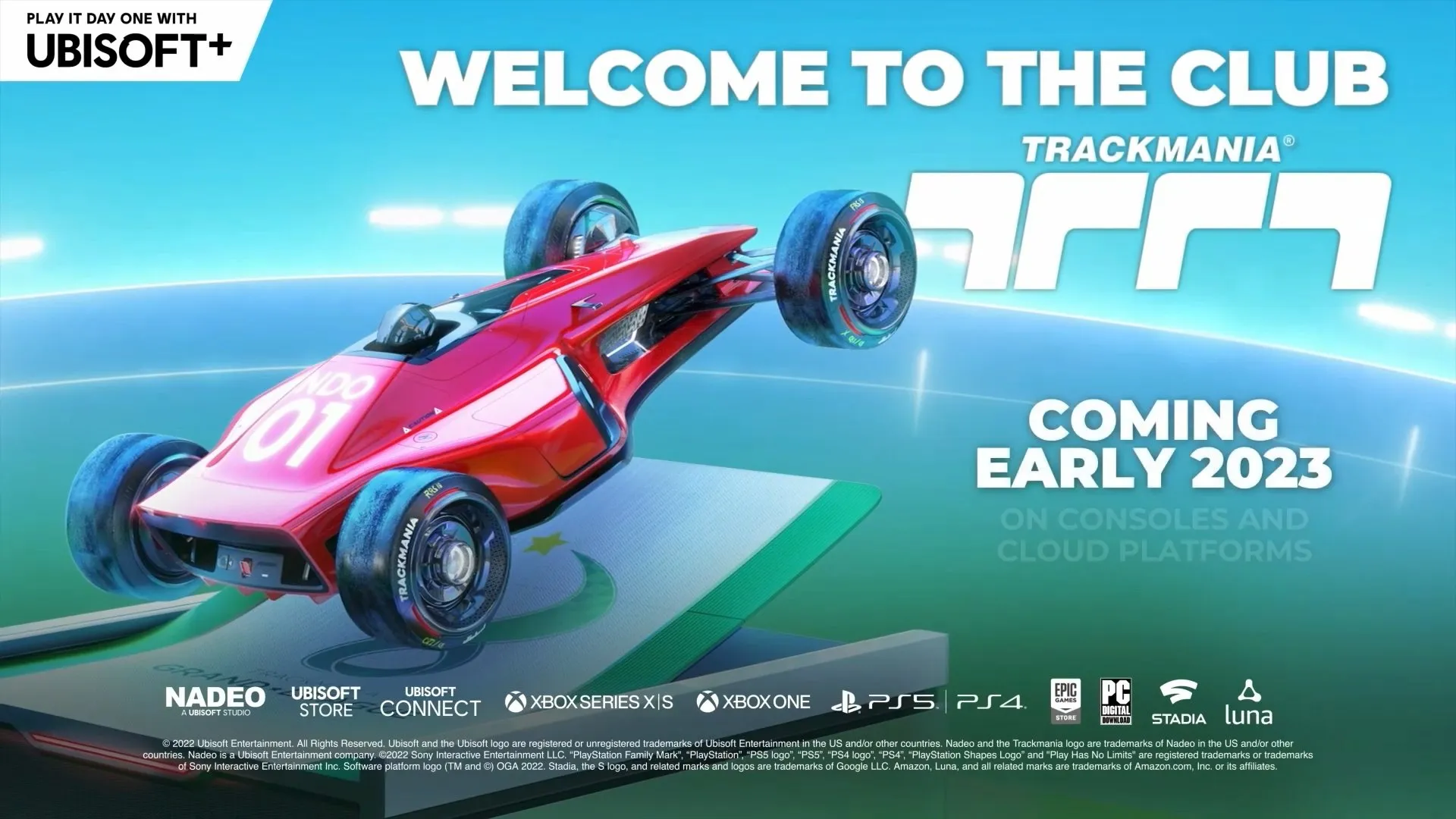 Trackmania將於2023年初來到控制台，雲