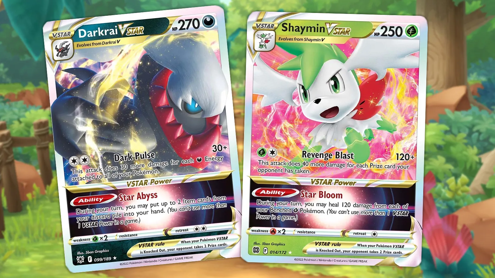 PokémonTCGDarkrai和Shaymin VStar收藏馆前往沃尔玛