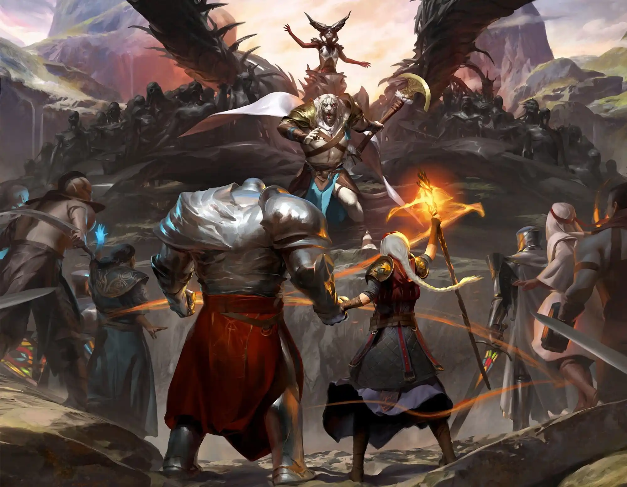 MTG兄弟的战争填补了多米纳里亚史诗般的战斗的空白