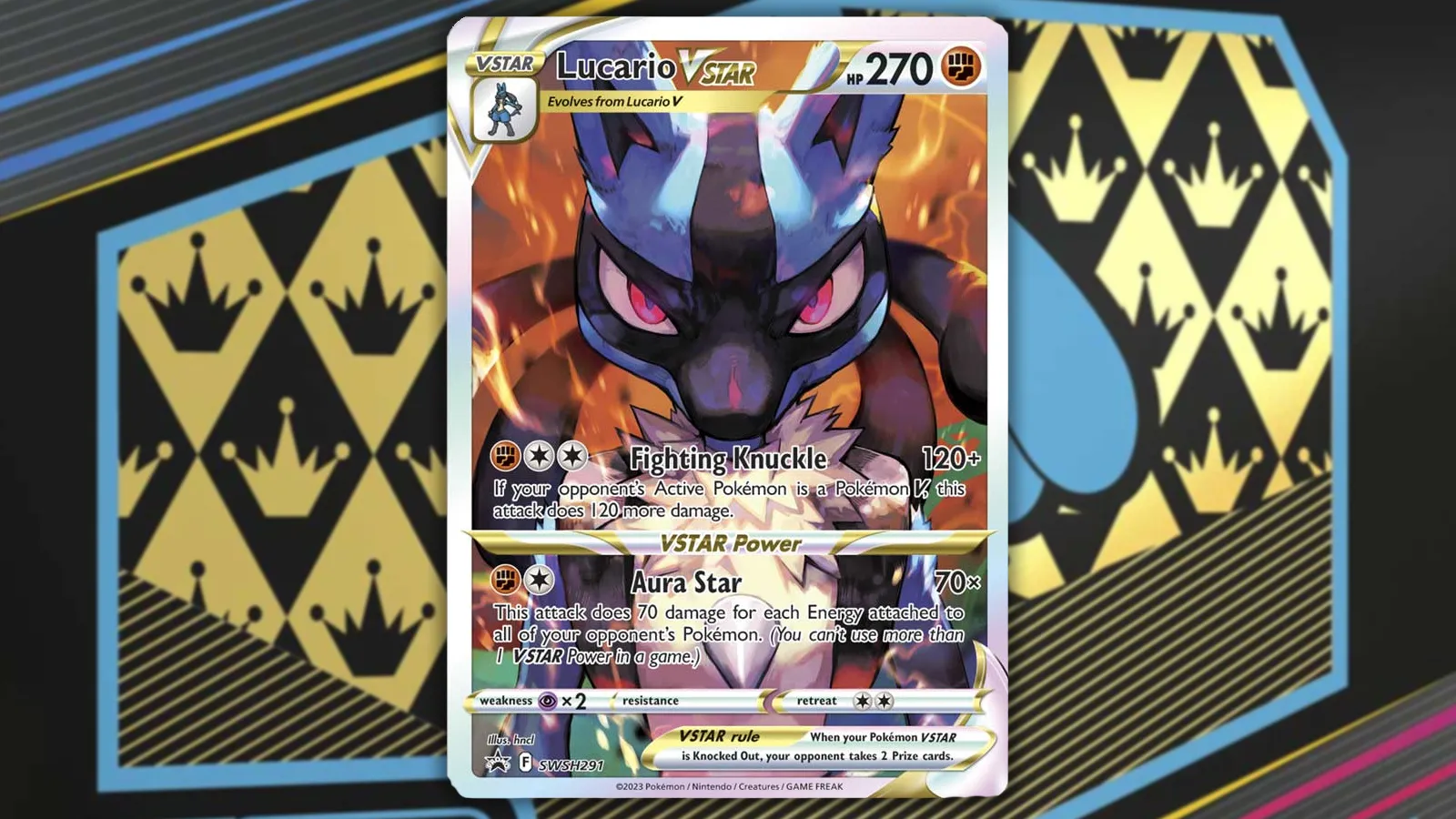 PokémonTCG'CrownZenith'Elite Trainer Box供Alt-Art-Art-Art vstar Lucario配備