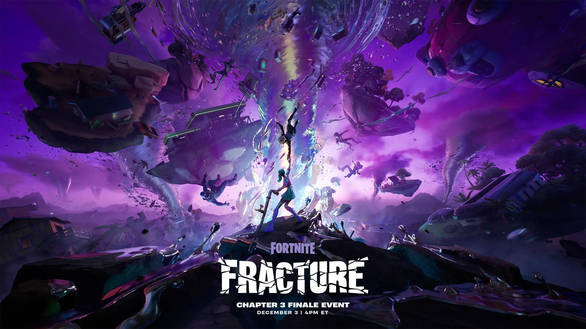 這裡什麼都沒有：Fortnite的最新骨折事件預告片設置了第3章大結局的世界末日基調