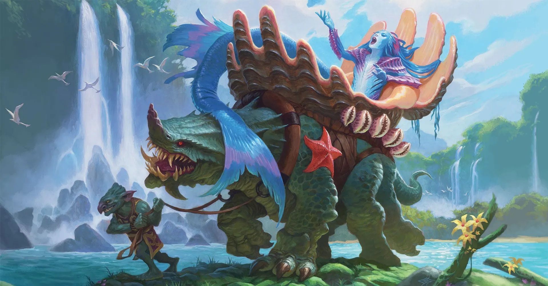 所有MTG Dominaria United生物都有雙踢球