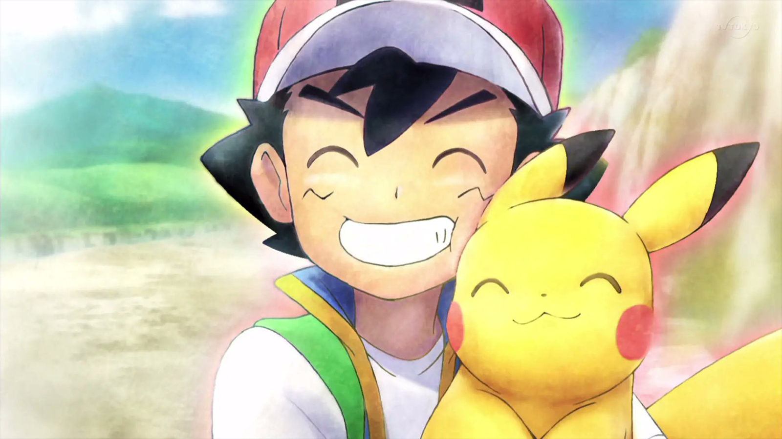 Ash和Pikachu在苦乐参半的神奇宝贝动漫大结局中说再见