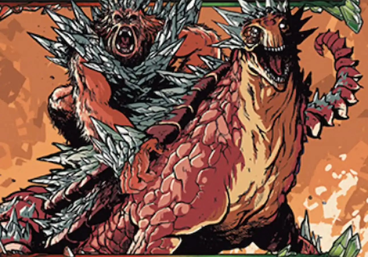 MTG Gruul Ape Dinosaur Turtle Stomps and Smashes機器