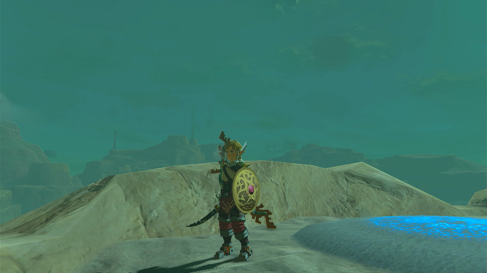 如何在Zelda中获得Gerudo Scimitar和Shield：王国的眼泪