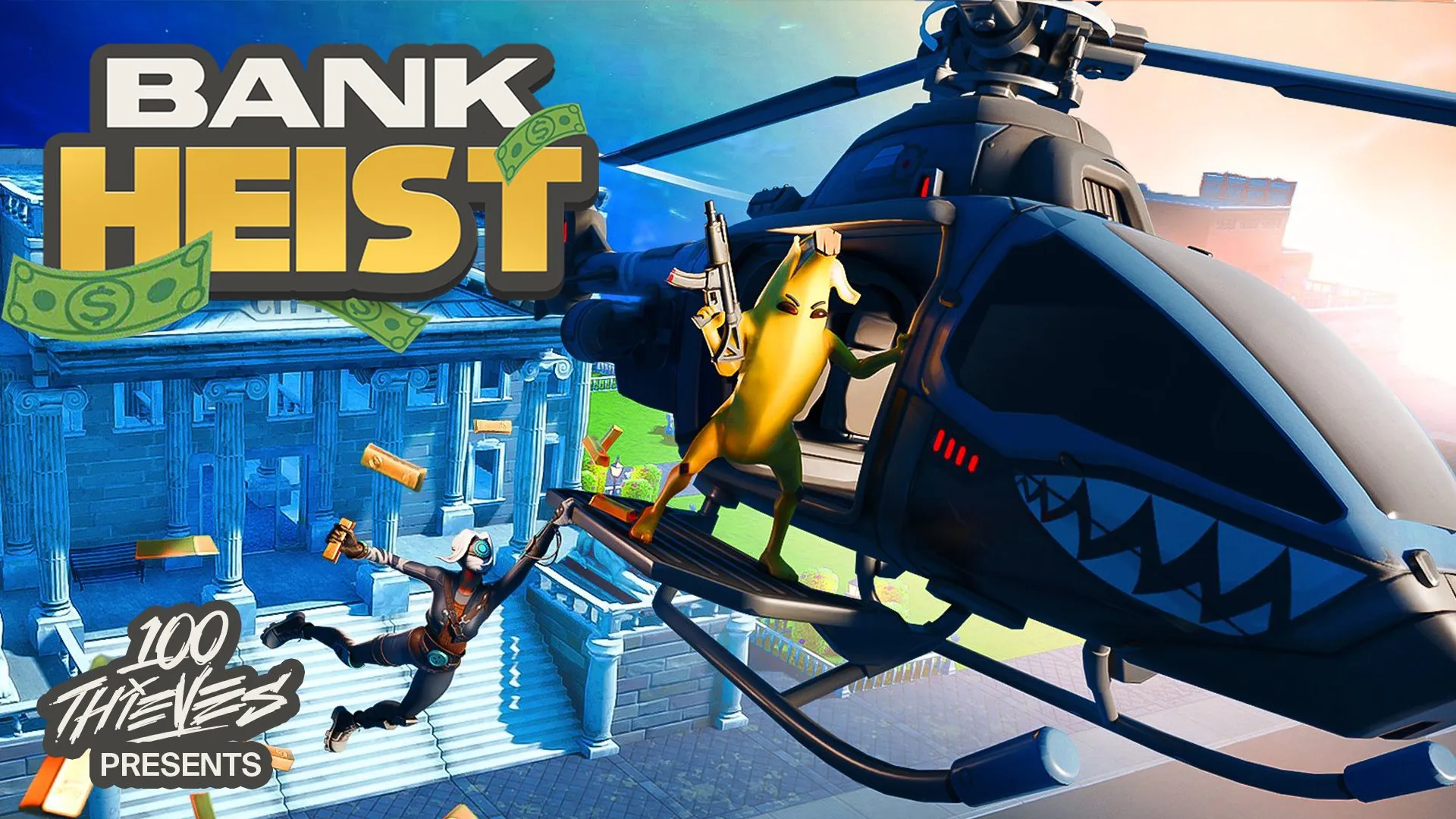 您可以闯入100个盗贼的新Fortnite游戏模式，银行抢劫，明天