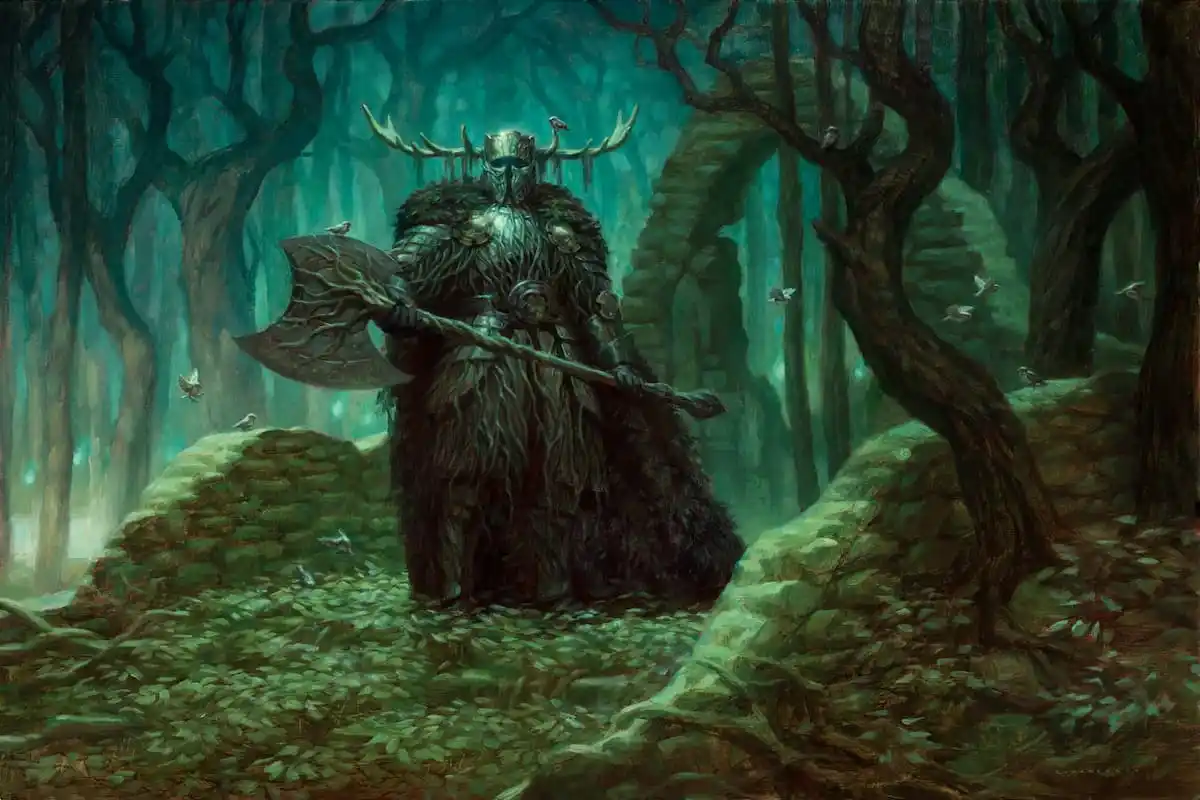 亚瑟王的传奇人物从第一mtg Eldraine套装中剪裁出来