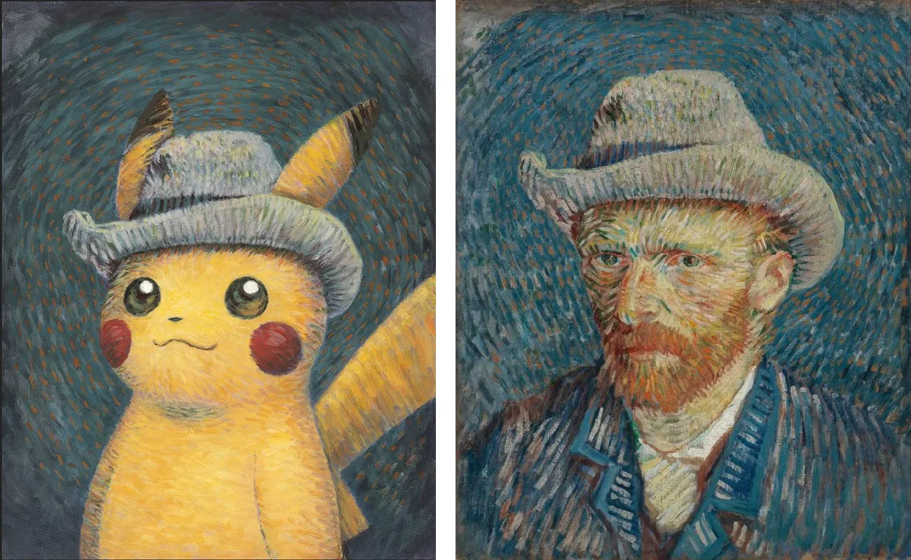 如何使用毛毡hatpokémonvan gogh concompl TCG促销卡获得Pikachu
