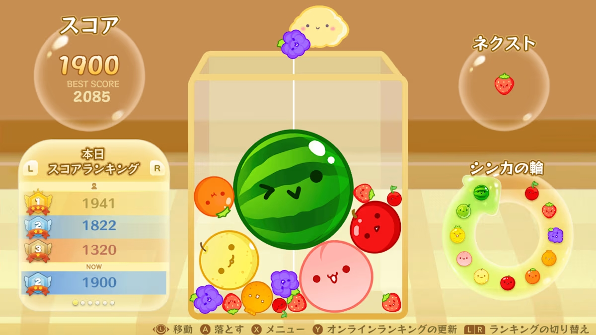 西瓜時間：Suika Game，流媒體熱的俄羅斯方塊般的水果拼圖器現已在全球範圍