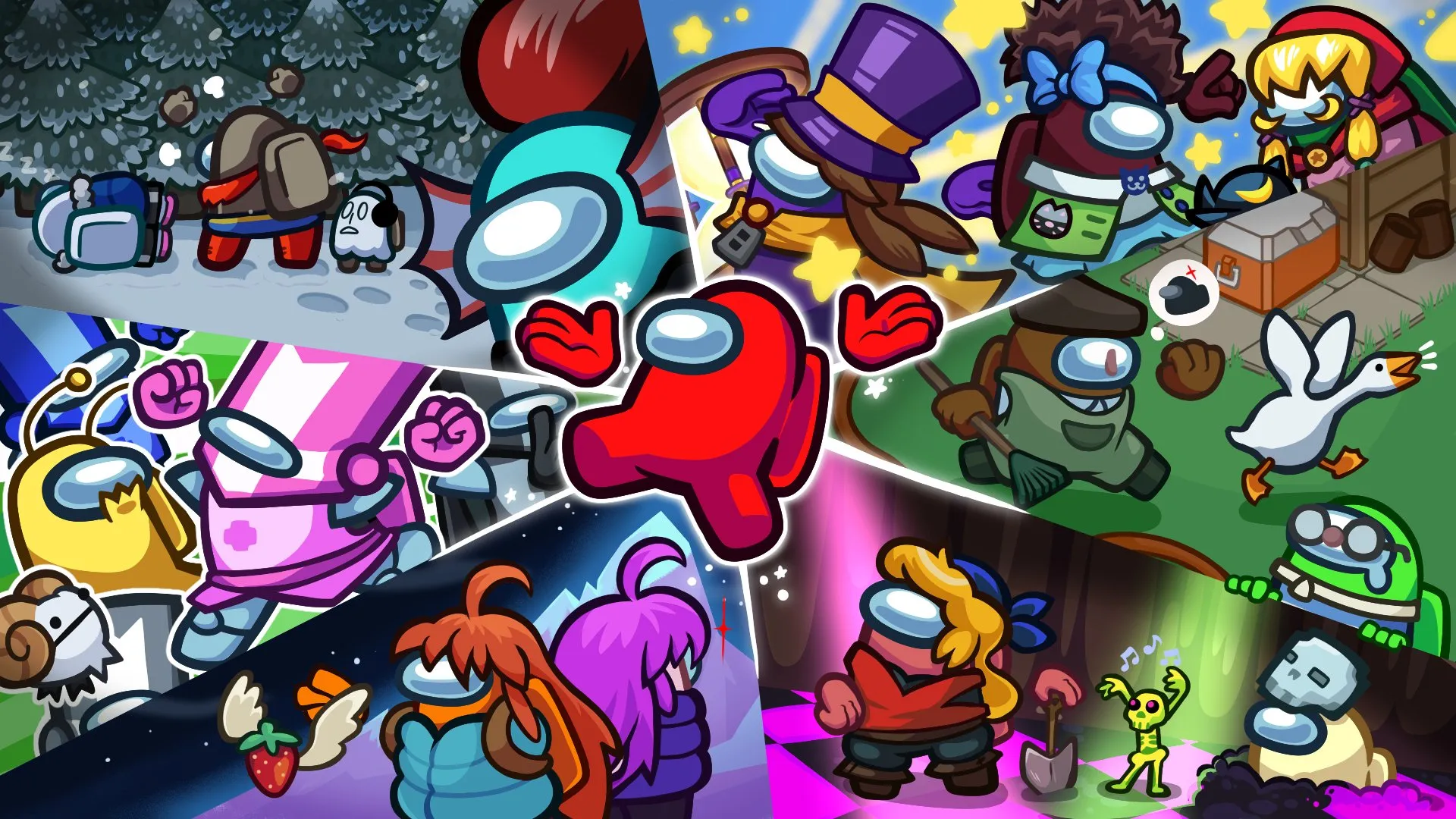 《Celeste》、《Untitled Goose Game》在獨立遊戲中出現在新的 70 項「Among Us」活動中